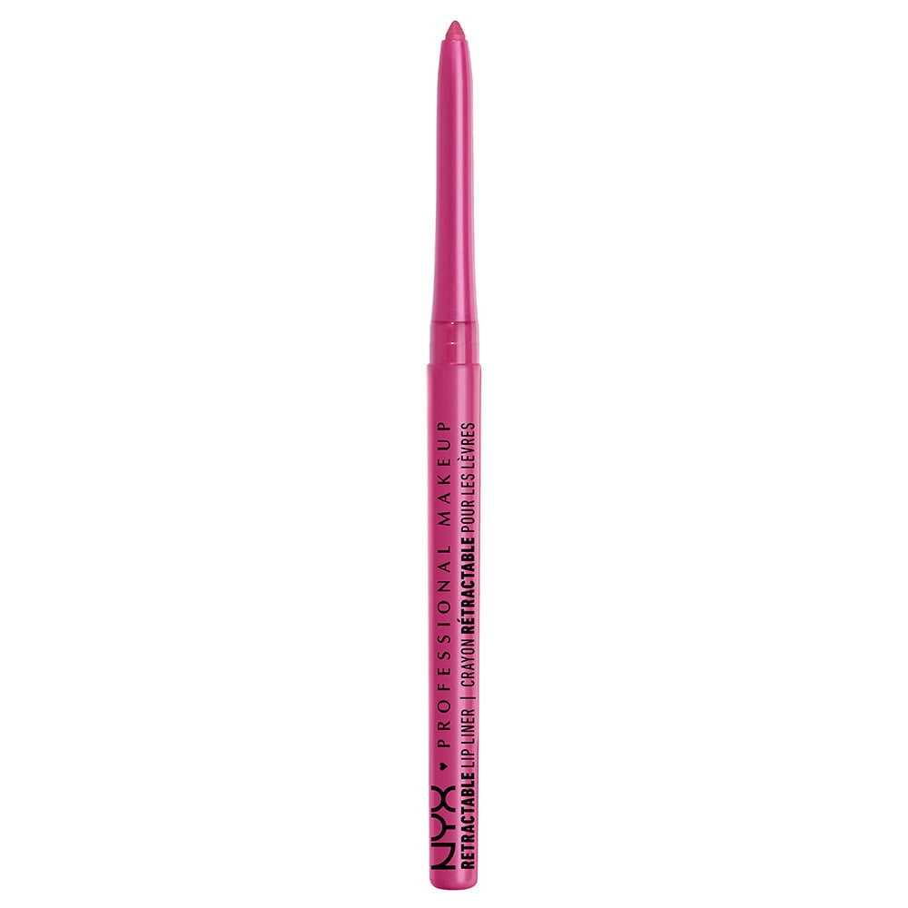 NYX Professional Makeup Retractable Lip Liner, Long-lasting Mechanical lip pencil, Hot Pink
