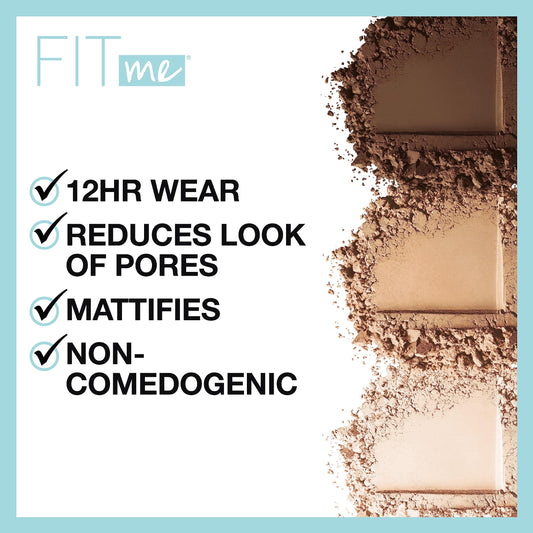 Maybelline New York Matte Fit me! Foundation Powder, 8.5 g, 310 Sun Beige