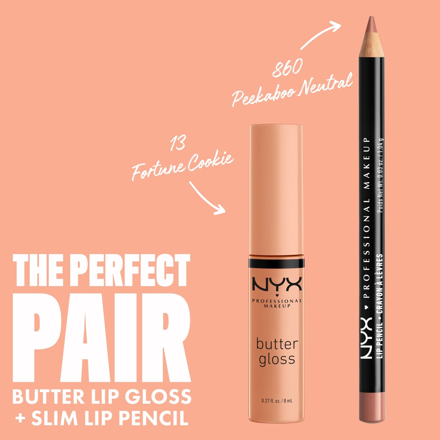 NYX Professional Makeup Butter Gloss, Fortune Cookie