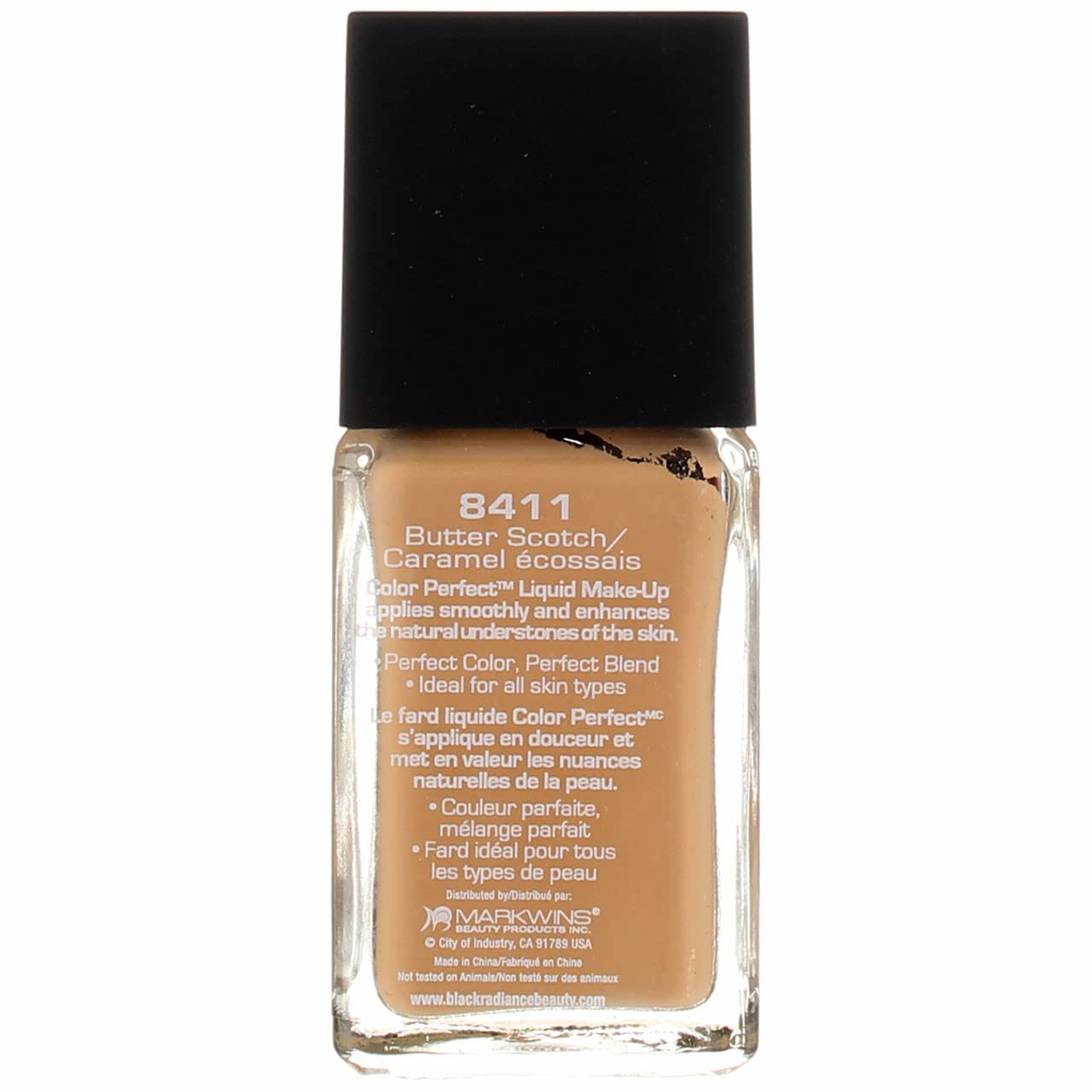 Black Radiance Color Perfect Liquid Foundation Makeup - Butter Scotch