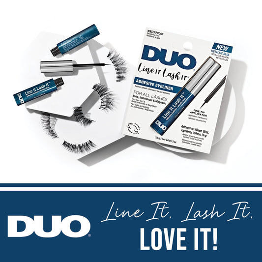 DUO Line it Lash it Metallic Blue