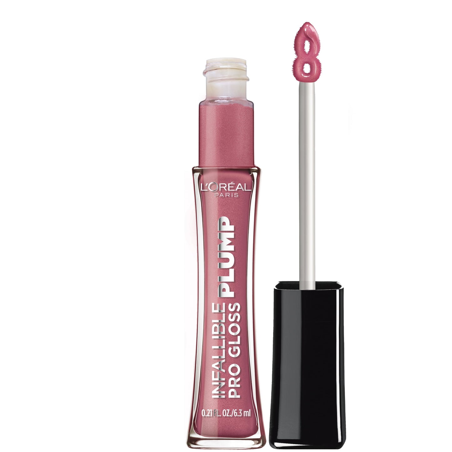 L'Oreal Paris Infallible Pro Gloss Plump Lip Gloss with Hyaluronic Acid, Mauve Glow, 0.21 fl. oz.