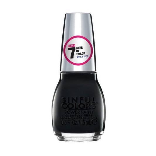 Sinful Colors Power Paint Nail Polish, 2654 Biker Jacket, 0.5 fl oz.