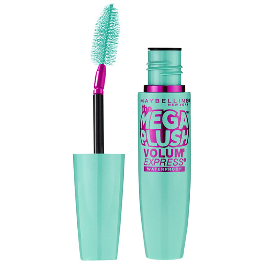 Maybelline Volum' Express The Mega Plush Waterproof Mascara, Very Black, 0.3 fl. oz.