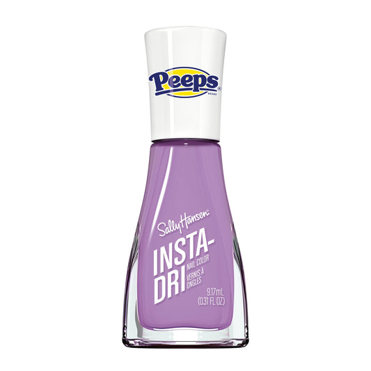 Sally Hansen Insta-Dri Nail Polish, 720 Peeps® Purple Bunny, Sugary Texture, 0.31 fl oz