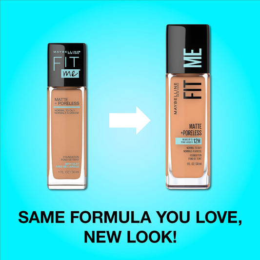 Maybelline Poreless Liquid Foundation Makeup, 230 Natural Buff, 1 fl oz
