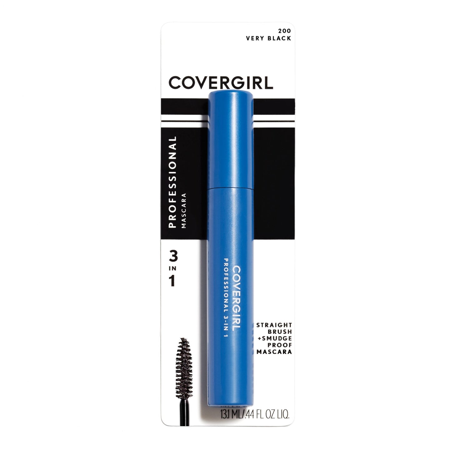 COVERGIRL Professional 3-in-1 Mascara , 200 Very Black