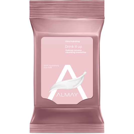 Almay Ultra Hydrating Makeup Remover Cleansing Towelettes, 25 Wipes