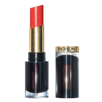Revlon Super Lustrous Glass Shine Lipstick with Aloe, 023 Glaring Red, 0.15 oz