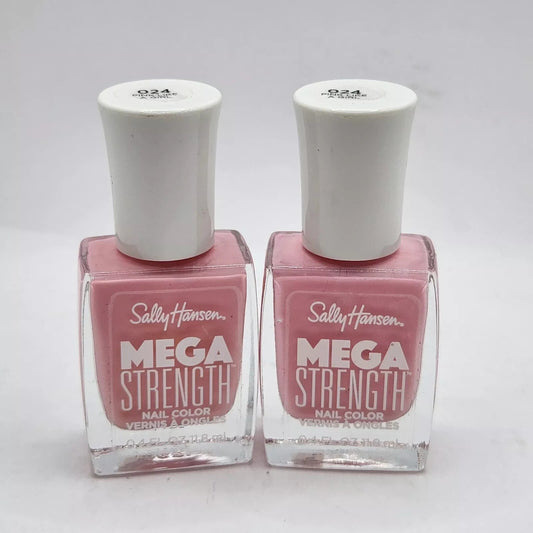 (2-pack) Sally Hansen Mega Strength Nail Polish #024 PINK LIKE A GIRL