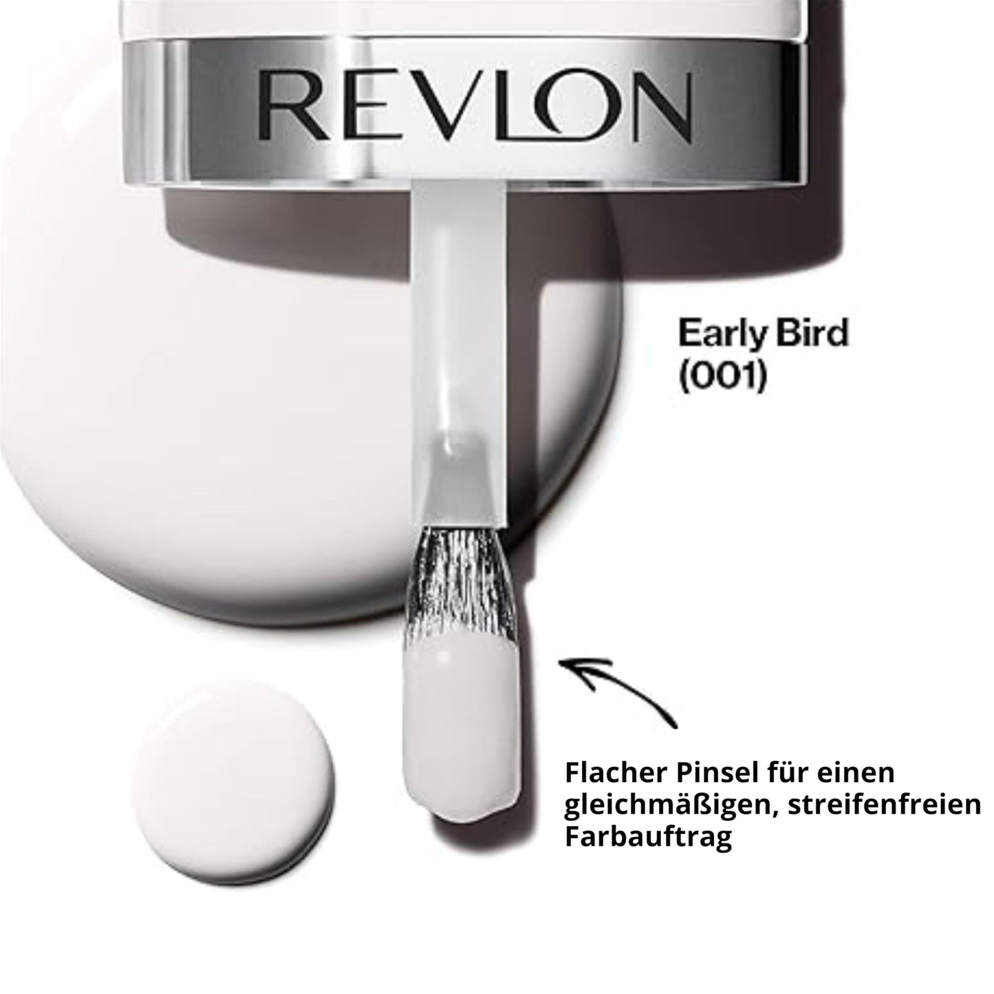 Revlon Ultra HD Snap Vegan Glossy Nail Polish, 001 Early Bird, 0.27 fl oz