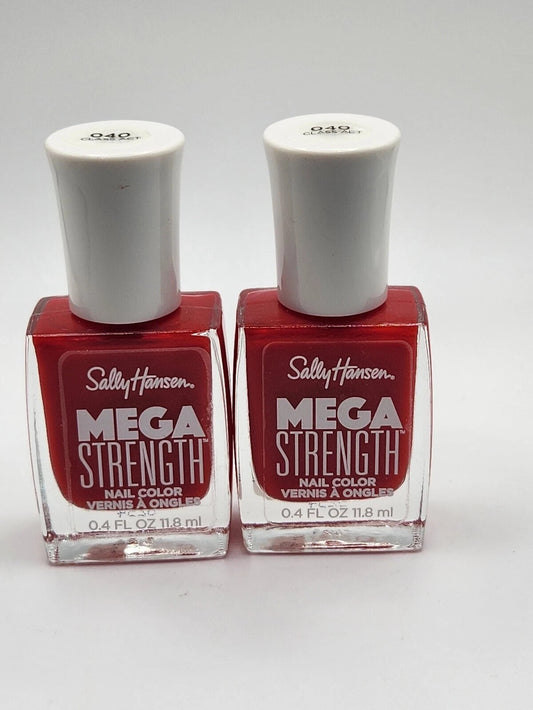 (2-pack) Sally Hansen Mega Strength Nail Polish ~#040 Class Act