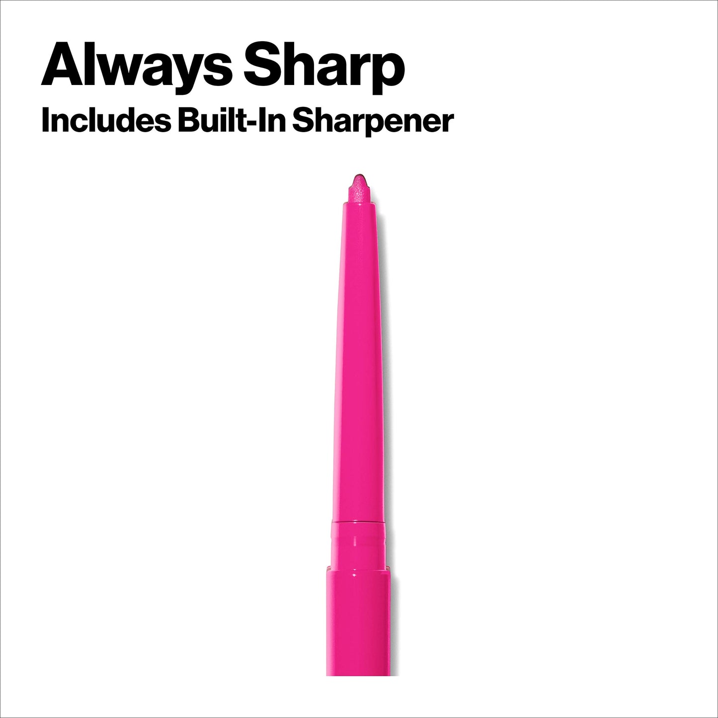 Revlon ColorStay Lip Liner Pencil with Built-in Sharpener, Longwearing & Defined Rich Lip Colors, 677 Fuchsia, 0.01 oz