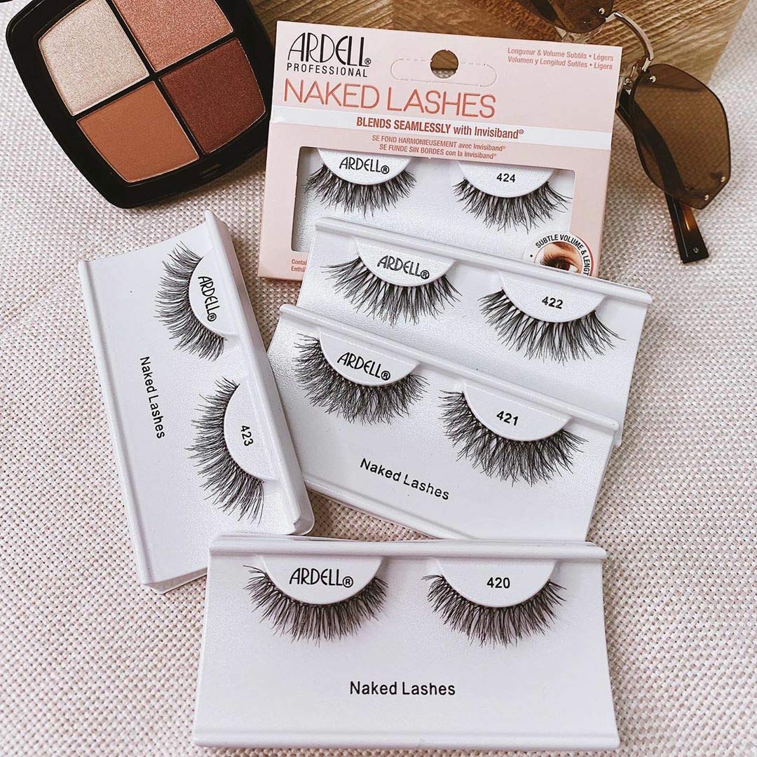 Ardell Naked False Lash 424, Black striplash