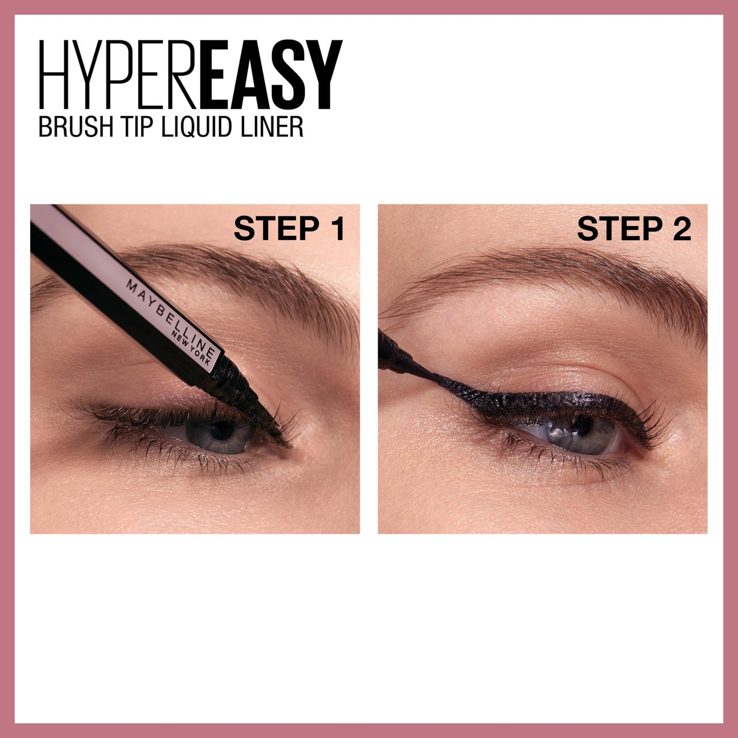 Maybelline EyeStudio Hyper Easy Liquid Eyeliner, Pitch Black