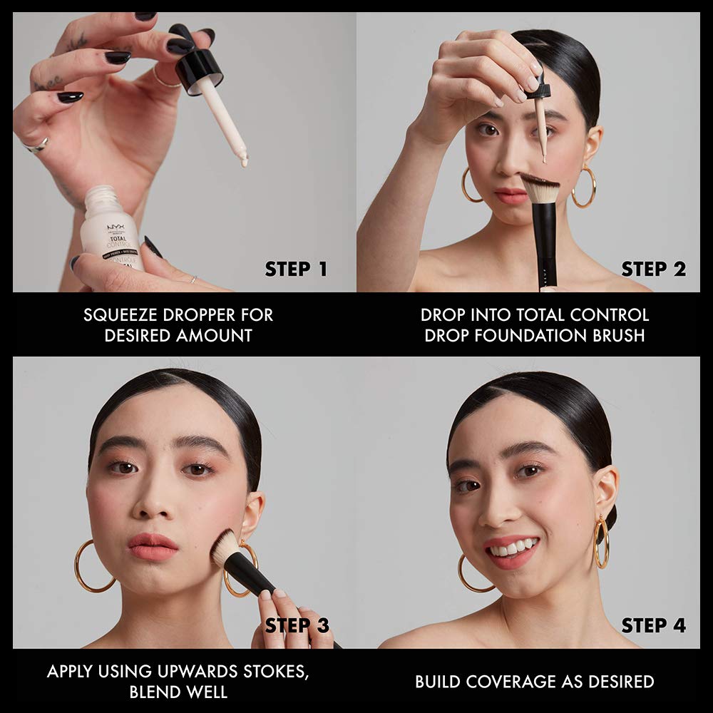 NYX Professional Makeup Total Control Pro Drop Foundation, Porcelain