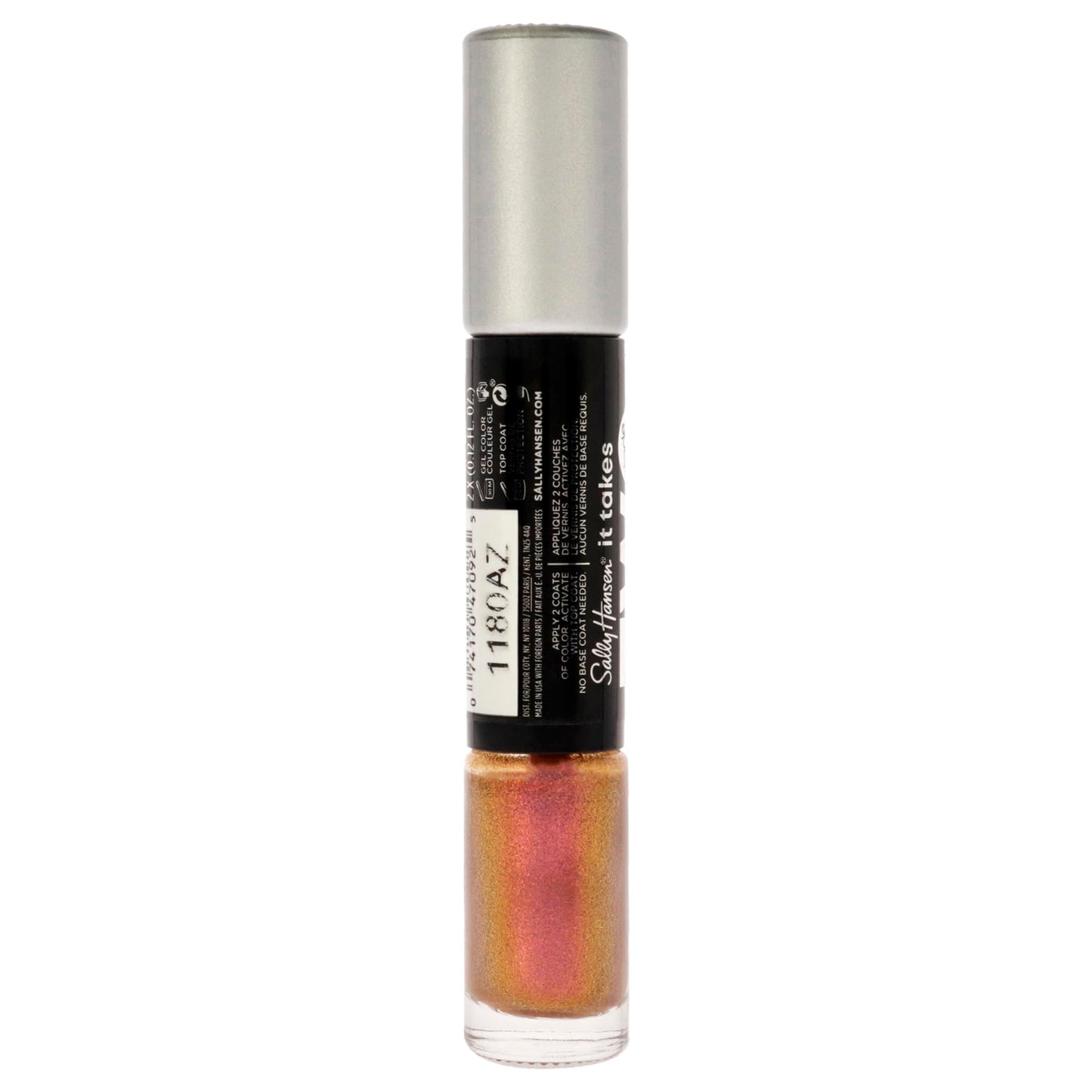 Sally Hansen Miracle Gel Nail Polish, It Takes Two, 940 Sundown Socialite