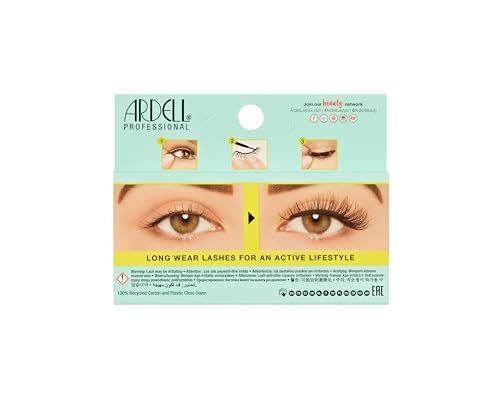 Ardell Active Lash, Pump'n Black False Eyelashes, 1 Pair