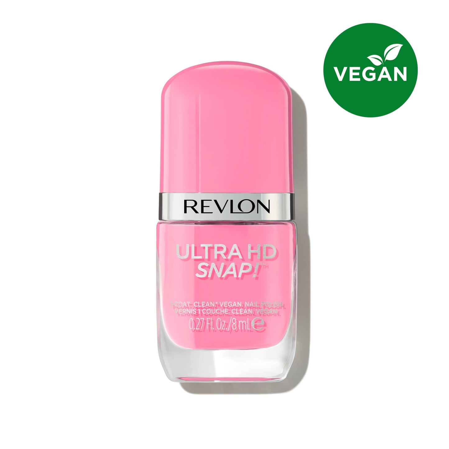 Revlon Ultra HD Snap Vegan Glossy Nail Polish, 008 Damsel in a Dress, 0.27 fl oz