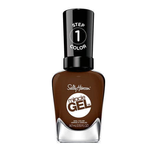 Sally Hansen Miracle Gel Nail Polish, 200 Been There, Dune That,0.5 fl oz, No UV Lamp Needed