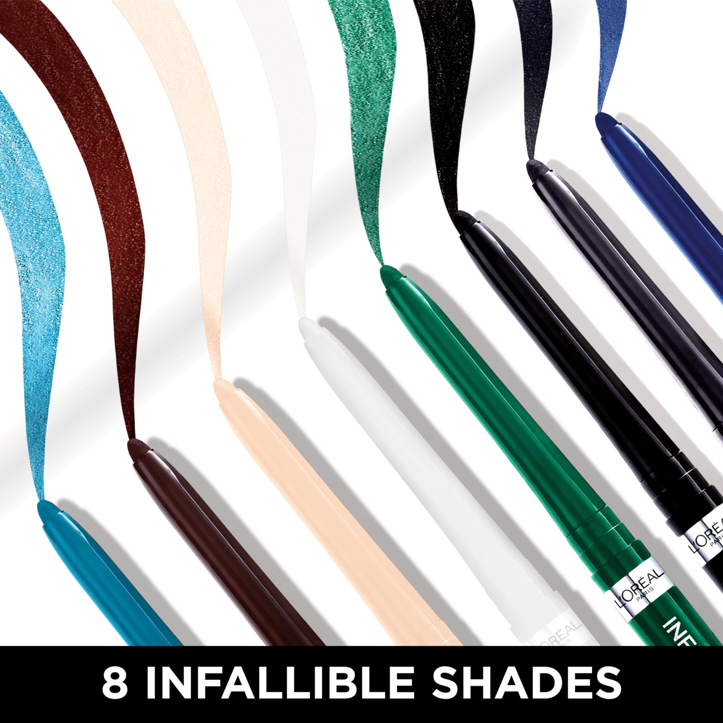 L'Oreal Paris Infallible Grip Mechanical Gel Eyeliner Pencil, Blue Jersey, Waterproof, Smudge-Proof, 0.01 oz