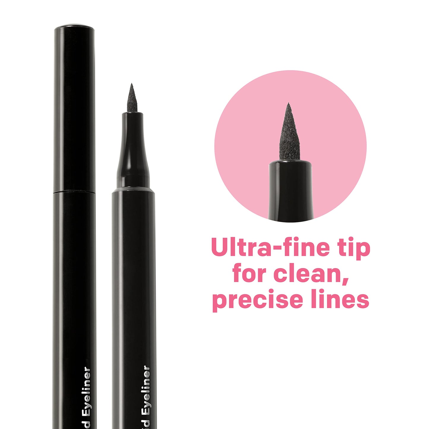 Almay Conditioning Liquid Matte Eyeliner Pen, Waterproof, 30 Navy, 0.03 fl oz