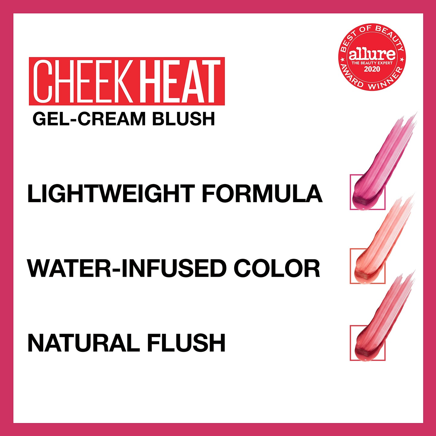 Maybelline Cheek Heat Gel-Cream Blush, Face Makeup, Nude Burn, 0.27 fl. oz.
