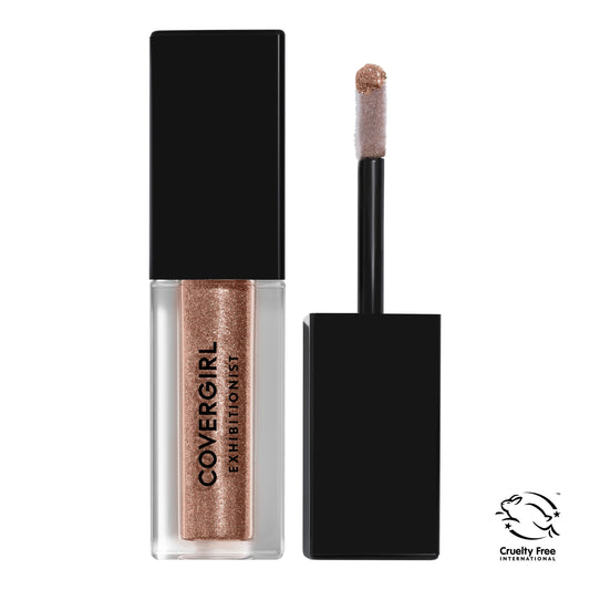 COVERGIRL Exhibitionist Liquid Glitter Eyeshadow, La Vie En Rose, 0.13 oz, Eyeshadow, Eyeshadow Makeup, Liquid Eyeshadow, Smooth, Lightweight, Quick Dry