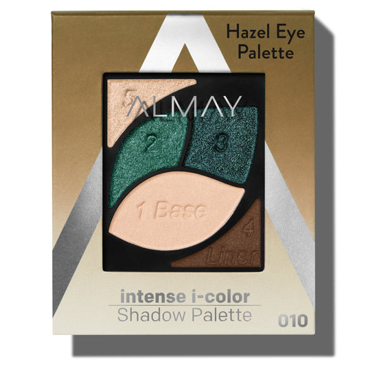 Almay Intense I-Color Eyeshadow Palette, Hypoallergenic, 030 Hazel Eyes, 0.1 oz
