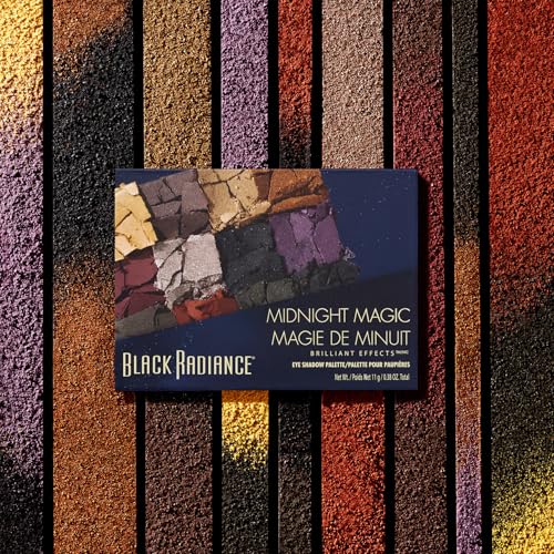 Black Radiance Brilliant Effects 12 Pan Eye Shadow Palette - Midnight Magic