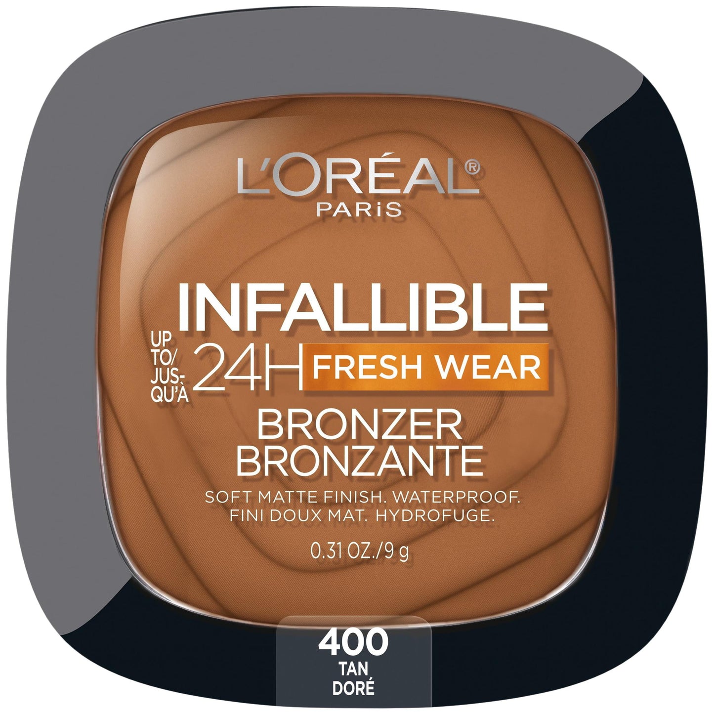 L'Oreal Paris Infallible Soft Matte Bronzer, Tan, 0.31 oz