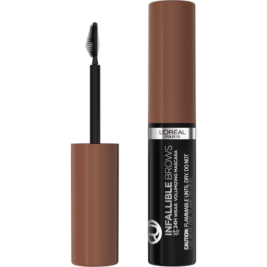 L'Oreal Paris Infallible Volumizing 24H Wear Brow Mascara, 6R Auburn, 0.13 fl oz