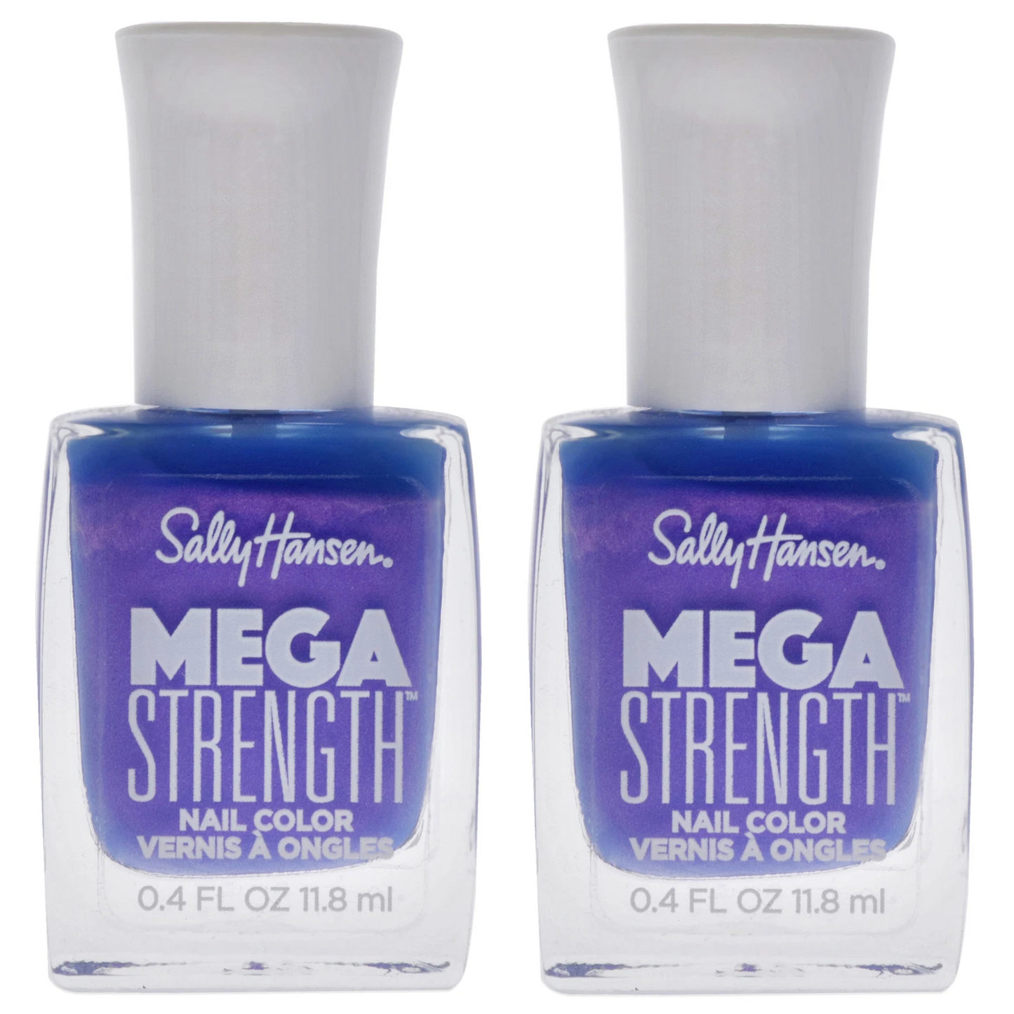 (2-pack) Sally Hansen Mega Strength Nail Color - 063 Make A Splash 0.4 oz