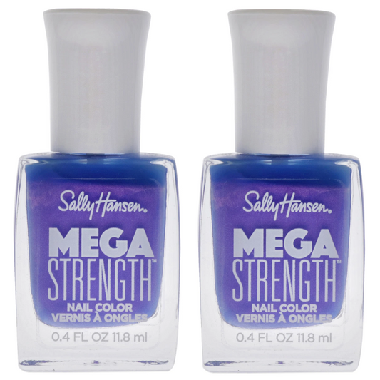 (2-pack) Sally Hansen Mega Strength Nail Color - 063 Make A Splash 0.4 oz