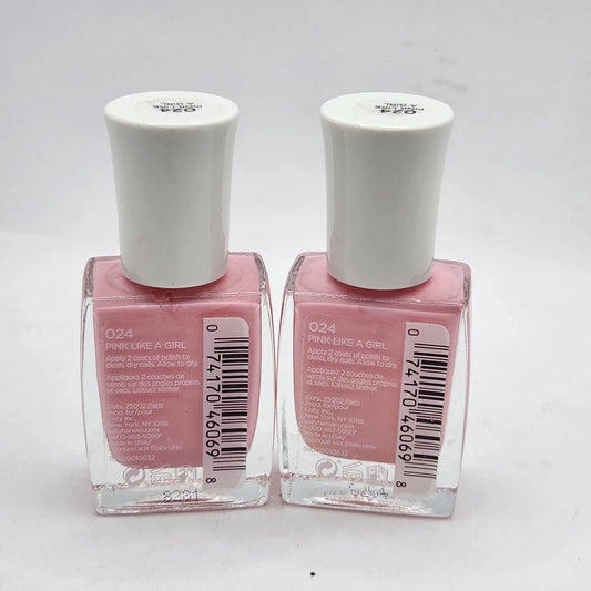 (2-pack) Sally Hansen Mega Strength Nail Polish #024 PINK LIKE A GIRL