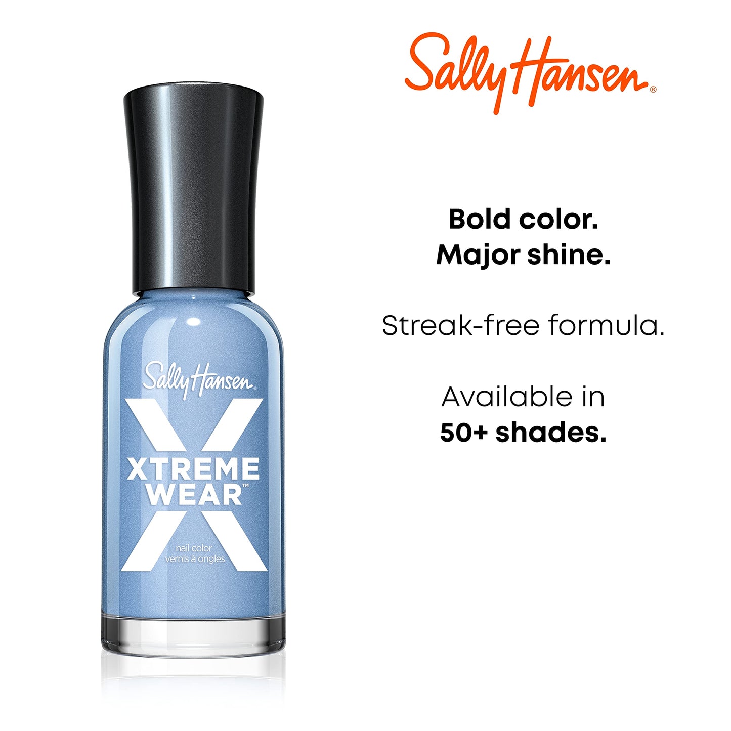 Sally Hansen Xtreme Wear, Pucker Up, Long Lasting, Chip Resistant, Opaque, Shiny Red Nail Polish