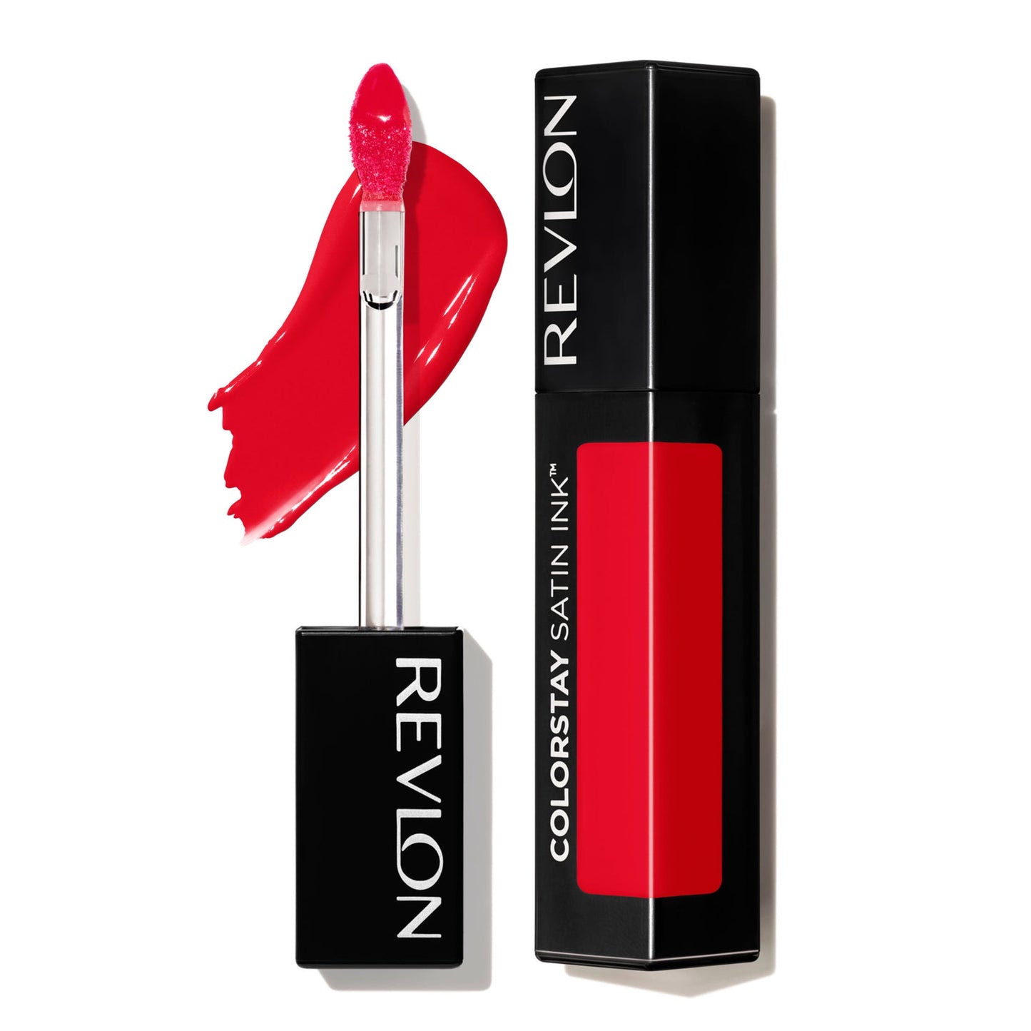 Revlon ColorStay Satin Ink Long Lasting Lipstick with Vitamin E, 015 Fire & Ice, 0.17 fl. Oz