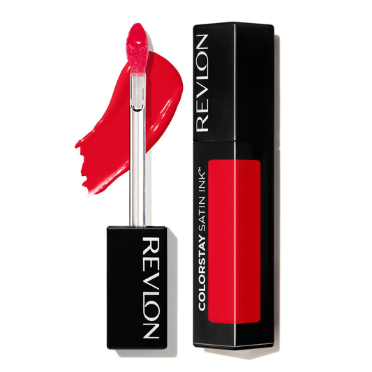 Revlon ColorStay Satin Ink Long Lasting Lipstick with Vitamin E, 015 Fire & Ice, 0.17 fl. Oz