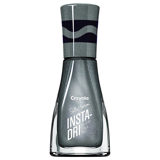 Sally Hansen Insta-Dri Crayola Metallic Nail Polish, Sonic Silver