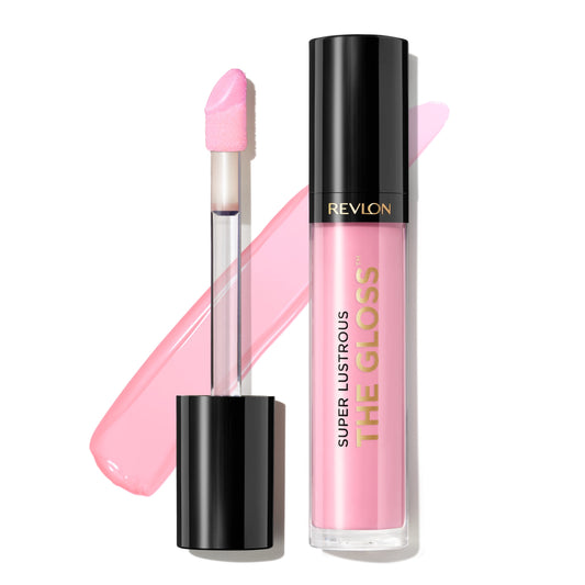 Revlon Super Lustrous Moisturizing High Shine Lip Gloss, 207 Pink Sky, 0.13 oz