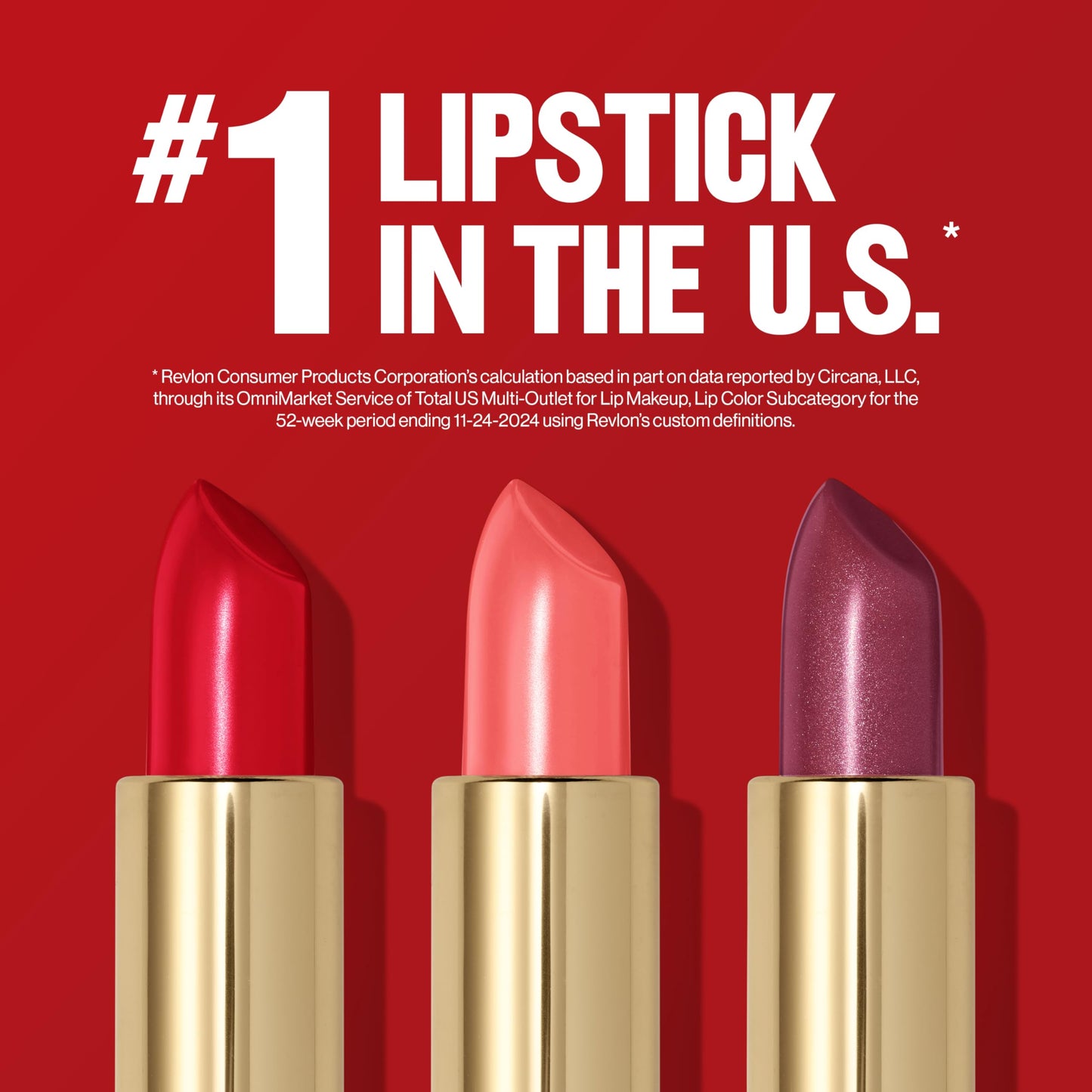 Lápiz labial Revlon Super Lustrous, fórmula cremosa para labios suaves y voluminosos, tacto hidratado, 435 Love That Pink, 0.15 oz