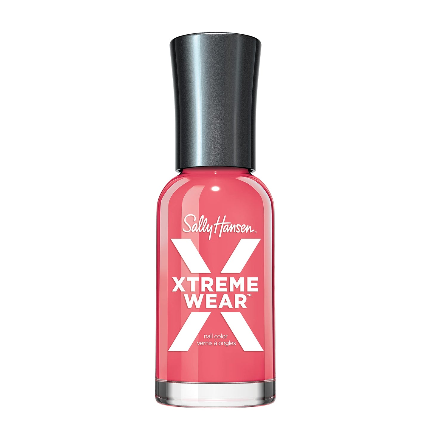 Sally Hansen Xtreme Wear Nail Polish, Streak-Free, Shiny Finish, Long-Lasting Nail Color, Coral Reef, 0.12 fl oz