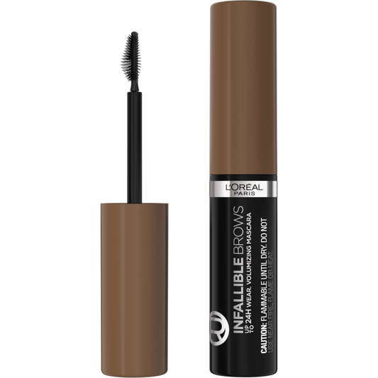 L'Oreal Paris Infallible Volumizing 24H Brow Mascara, Light Brunette, 0.13 fl oz