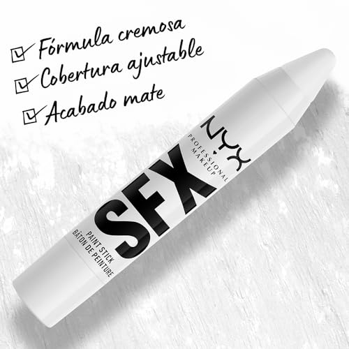 NYX Professional SFX - Barras de pintura facial y corporal blancas