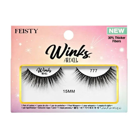 Ardell Winks False Eyelashes, 777 Black Fake Lashes, 1 Pair