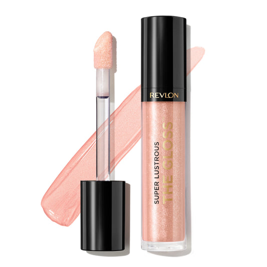 Revlon Super Lustrous Moisturizing High Shine Lip Gloss, 205 Snow Pink, 0.13 oz
