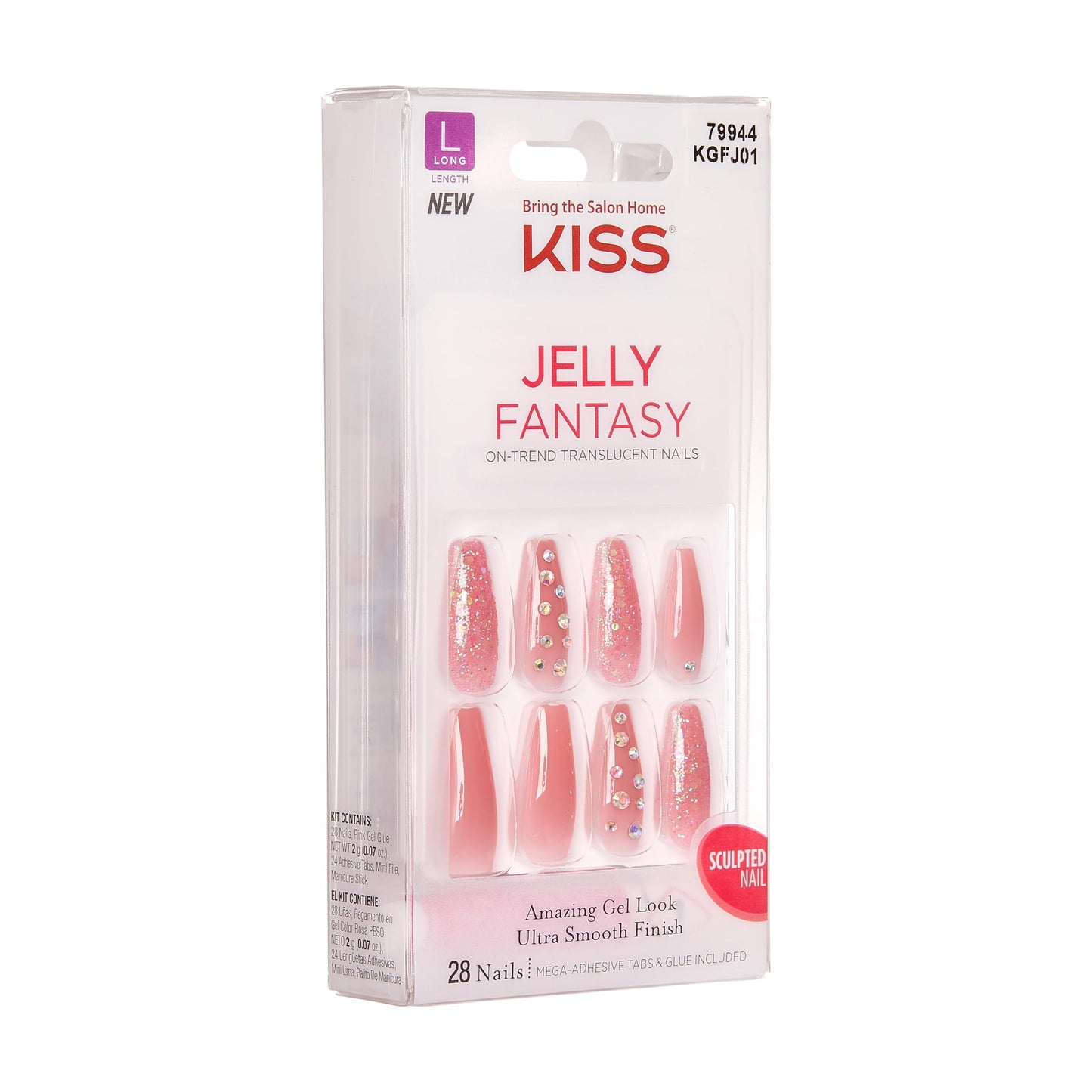 KISS Gel Fantasy Jelly Nails - Be Jelly