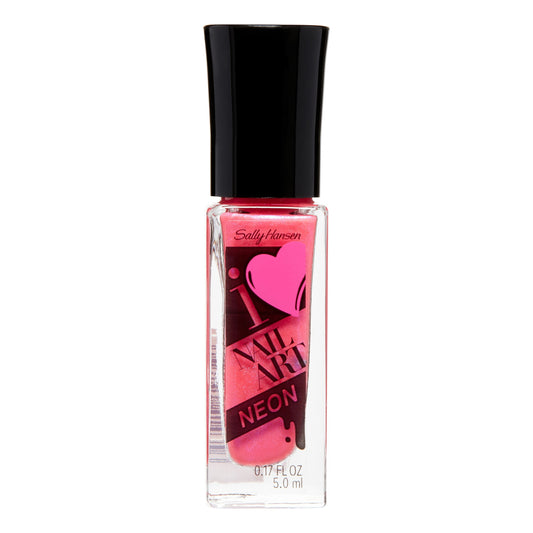 Sally Hansen Neon Nail Polish, 120 Pretty in Hot Pink, 0.17 Fl. Oz.