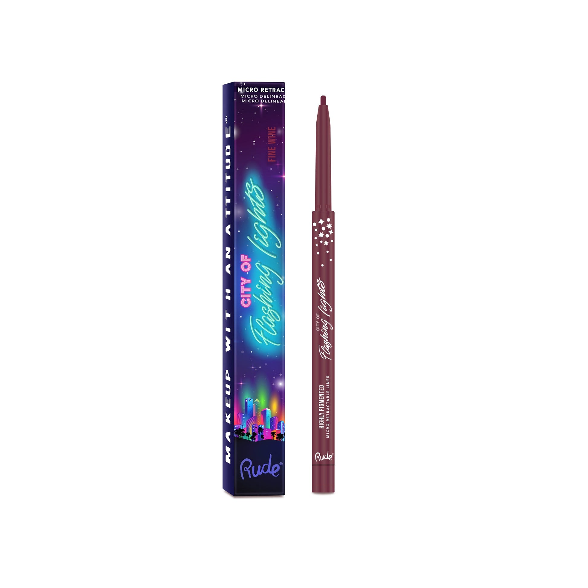 rude-city-of-flashing-lights-micro-retractable-liner