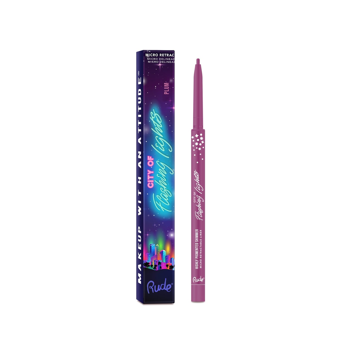 rude-city-of-flashing-lights-micro-retractable-liner
